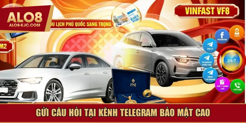  Gửi câu hỏi tại kênh Telegram bảo mật cao